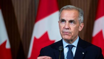 Prime Minister Mark Carney holds a press conference in West Block on May 21, 2025.The Hill Times photograph by Andrew Meade