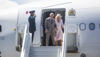 King Charles and Queen Camilla arrive in Ottawa on May 26, 2025, to deliver the Speech from the Throne on May 27th. The Hill Times photograph by Andrew Meade