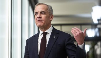 Prime Minister Mark Carney makes an announcement about the steel and softwood lumber industry during a press conference in West Block on  Nov. 26, 2025. Hill Times photograph by Andrew Meade