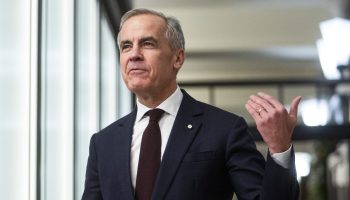 Prime Minister Mark Carney makes an announcement about the steel and softwood lumber industry during a press conference in West Block on  Nov. 26, 2025. The Hill Times photograph by Andrew Meade