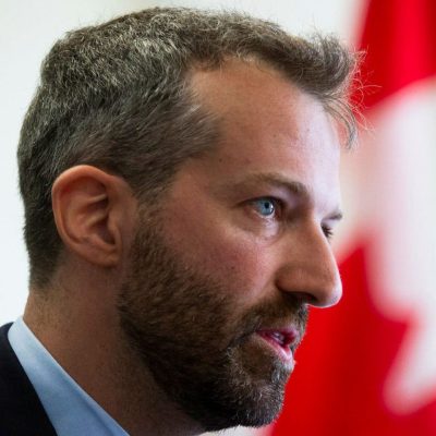 Minister of Government Transformation Public Works and Procurement Joël Lightbound sits for an interview in his office in Ottawa on June 16, 2025. The Hill Times photograph by Andrew Meade