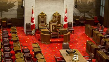 Senate Chamber in Senate of Canada Building