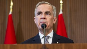 Prime Minister Mark Carney holds a press conference in West Block on  June 19, 2025. The Hill Times photograph by Andrew Meade