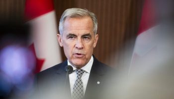 Prime Minister Mark Carney holds a press conference in West Block on  June 19, 2025. The Hill Times photograph by Andrew Meade