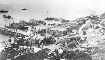Anzac Cove, Turkey, in 1915.
