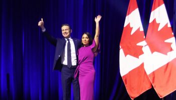 Conservative Party election night. April 28, 2025 at the Rogers Centre.  The Hill Times photograph by Sam Garcia.