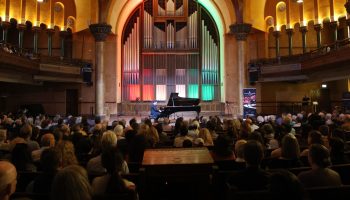 Pianist Balázs János was the star performer for the packed house. The Hill Times photograph by Sam Garcia