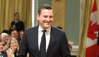 First-time MP Evan Solomon is sworn in as artificial intelligence and digital innovation Minister on May 14. The Hill Times photograph by Sam Garcia