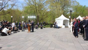 Prime Minister Mark Carney addresses reporters following the cabinet shuffle. The Hill Times photograph by Sam Garcia