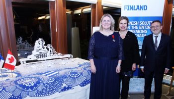 Finnish Ambassador Hanna-Leena Korteniemi  at Finland’s national day reception at the official residence on Dec. 4, 2025. The Hill Times photograph by Sam Garcia