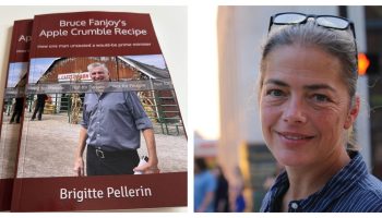 Bruce Fanjoy book and Brigitte Pellerin