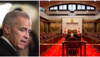 Prime Minister Mark Carney. Senate Chamber in Senate of Canada Building on April 24, 2019. The Hill Times photographs by Andrew Meade