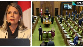 Christa Dickenson and CPAC screenshot mashup