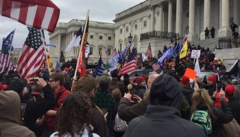 The Jan. 6, 2021 insurrection in the United States. Wikimedia Commons photograph