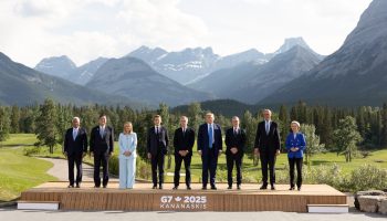 G7 family photo. Photograph courtesy of the Government of Canada
