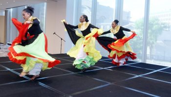 Dancers perform at Guyana’s national day party at the National Arts Centre on June 2. The Hill Times photograph by Sam Garcia
