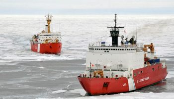 U.S. Coast Guard in the Arctic.
Photograph courtesy of Wikimedia Commons