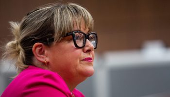 Jenni Byrne,  Chief of staff to former prime minister Stephen Harper,  appears before the Standing Committee on Procedure and House Affairs meeting in West Block  on  May 11, 2023, as the committee continues its study on foreign election interference.