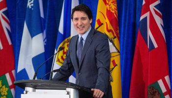 Prime Minister Justin Trudeau delivers an address to the Canadian Federation of Agriculture annual general meeting in Ottawa on March 6, 2023. The Hill Times photograph by Andrew Meade
