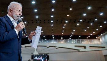 Brazil President Luiz Inácio Lula da Silva at an event in Fortaleza, Brazil, on March 12, 2025. Photograph courtesy of Ricardo Stuckert/Wkimedia Commons