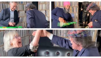 Mark Carney, Jagmeet Singh, Elizabeth May with Nardwuar screenshots YouTube