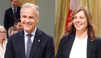 Mark Carney Rebecca Chartrand Prime Minister Mark Carney and Northern Affairs Minister Rebecca Chartrand. Sam Garcia