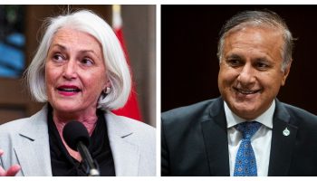 Joanne Thompson, left, and Shafqat Ali. The Hill Times photographs by Andrew Meade