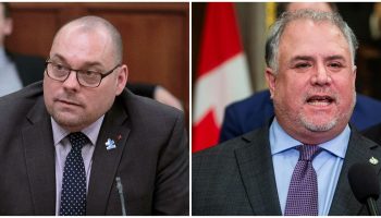 Conservative MP Todd Doherty, left, and NDP MP Gord Johns. The Hill Times photographs by Jake Wright and Andrew Meade