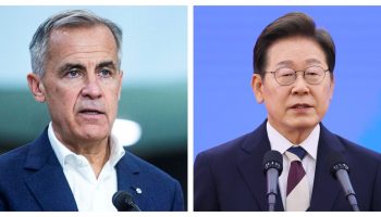 MixCollage-27-Oct-2025-09-22-AM-297 Prime Minister Mark Carney, left, will meet with South Korean President Lee Jae Myung. The Hill Times photograph by Andrew Meade and courtesy of the Republic of Korea Government