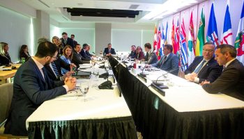 Premiers of Canada meet for a gathering of the Council of Federation in Ottawa on  Jan. 28, 2026. The Hill Times photograph by Andrew Meade