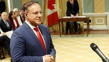 Treasury Board President Shafqat Ali. New Cabinet, swearing in ceremony. May 13, 2025 at Rideau Hall. The Hill Times photograph by Sam Garcia
