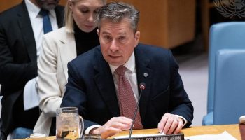 Tom Fletcher, Under-Secretary-General for Humanitarian Affairs and Emergency Relief Coordinator. Photograph courtesy of UN/Evan Schneider