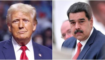 Trump-Maduro U.S. President Donald Trump, left, is doing everything possible to look like he is serious about overthrowing Nicolás Maduro’s regime in Venezuela by force, writes Gwynne Dyer. Photographs courtesy of Wikimedia Commons