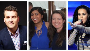 Max Valiquette, Supriya Dwivedi, Katie Telford and Katy Perry