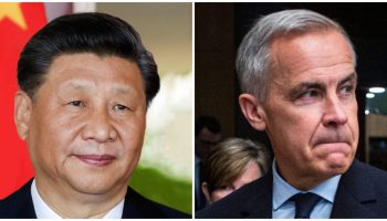 Chinese President Xi Jinping, left, and Prime Minister Mark Carney.   Photograph courtesy of Wikimedia Commons, The Hill Times photograph by Andrew Meade