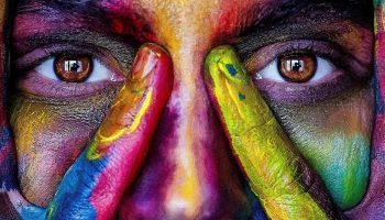 Painted woman