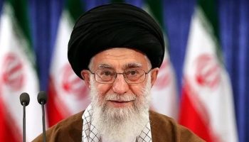 Iran's Supreme Leader Ayatollah Khamenei  Photograph courtesy of Wikimedia Commons