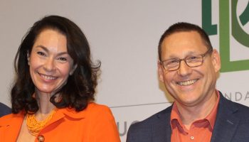 NDP leadership candidates Heather McPherson, left and Avi Lewis.

The Douglas-Coldwell-Layton Foundation's third-annual Mousland Gala on Oct. 28, 2025, in the Sir John A Macdonald Building ballroom. The Hill Times photograph by Stuart Benson
