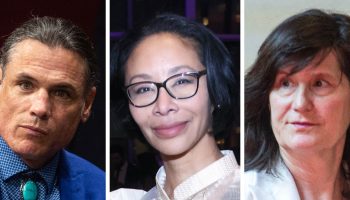 mashup Brazeau-Osler-Hay From left to right: Non-Affiliated Senator Patrick Brazeau, Canadian Senators Group Senator Gigi Osler, and Progressive Senate Group Katherine Hay. The Hill Times Photographs.