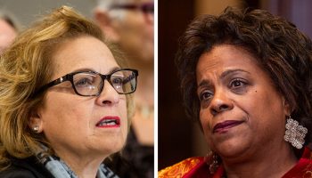 Immigration Minister Lena Metlege Diab and Health Minister Marjorie Michel. The Hill Times photographs by Andrew Meade