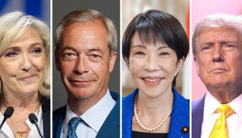 mashup LePen-Farage-Takaichi-Trump